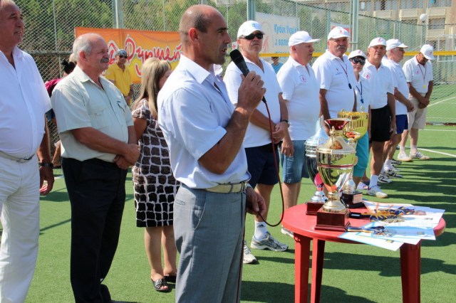 Теплі слова ветеранам від начальника відділу з фізкультури і спорту Миколаївської облдержадміністрації Олександра Садовського